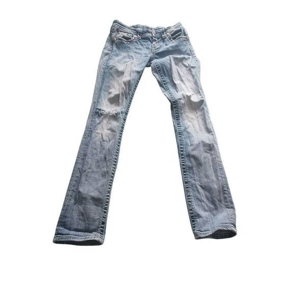 Distressed Miss me Signature denim straight 27 x 33 - Picture 1 of 4